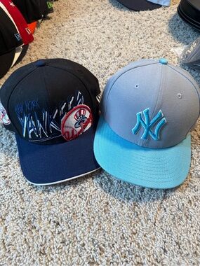 New Era New York Yankee 59FIFTY Hat – Navy and Light Gray